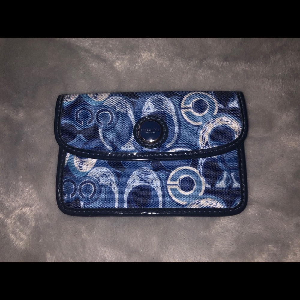 Coach snap card case